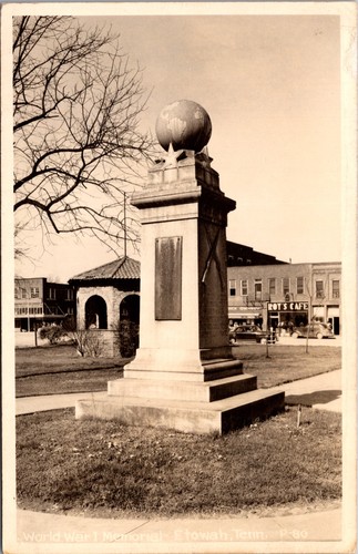 Wwi memorial monument postcard - wwi,
